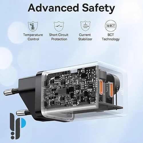 شارژر دیواری 40 واتی بیسوس مدل Baseus Gan5 Pro CCGP1801 — تصویر ۶