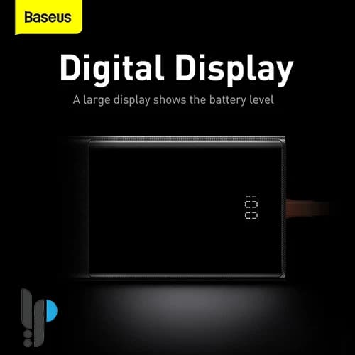 پاوربانک 65 واتی بیسوس مدل Baseus Elf Digital Display PPJL000001 ظرفیت 20000 میلی‌ آمپر با کابل Type-C — تصویر ۸