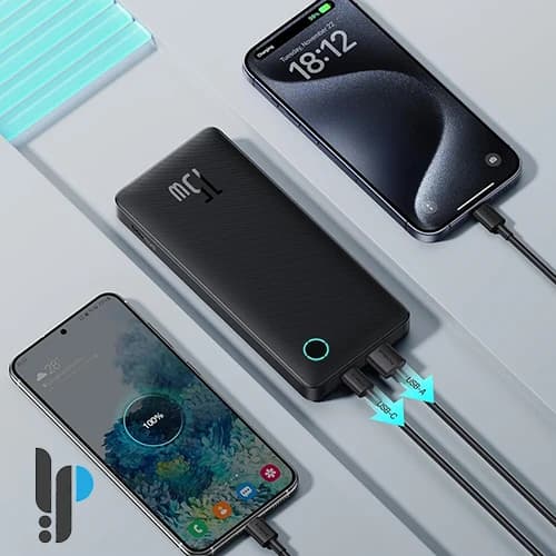 پاوربانک 15 واتی بیسوس مدل Baseus Airpow Lite ظرفیت 10000 میلی‌ آمپر ساعت — تصویر ۳