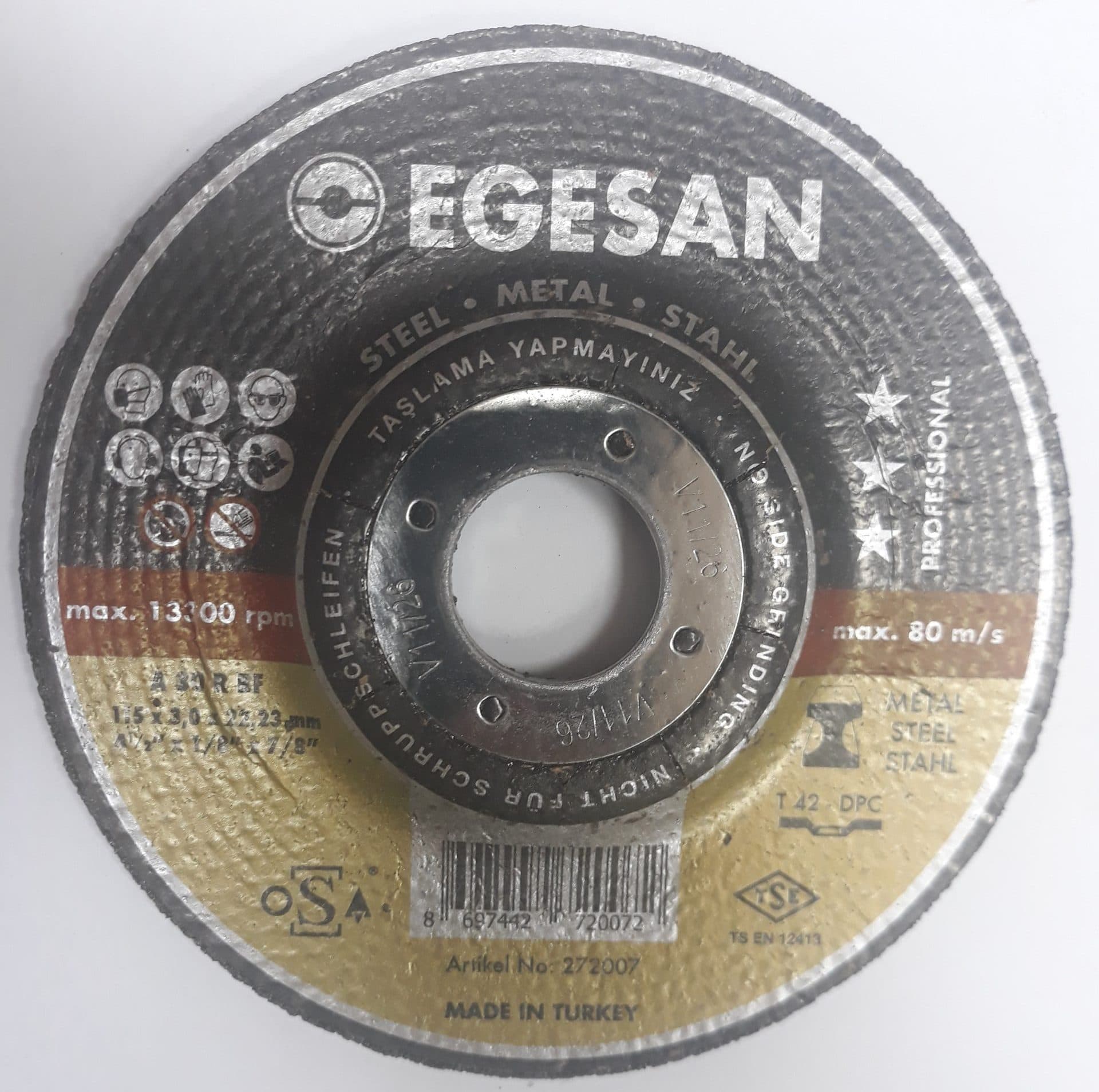 صفحه سنگ برش آهن 3*115 EGESAN PRO ترکیه