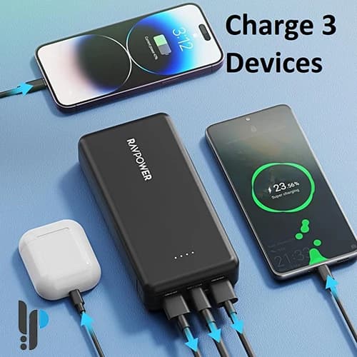 پاوربانک راوپاور مدل Ravpower Rp-PB1216 ظرفیت 20000 میلی آمپر — تصویر ۳