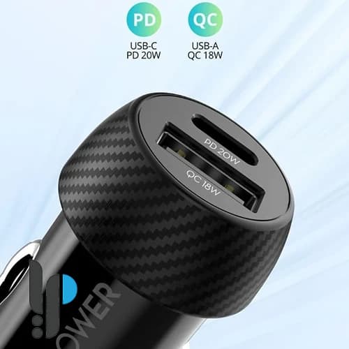 شارژر فندکی 20 وات راوپاور مدل RavPower RP-Vc1016 — تصویر ۲