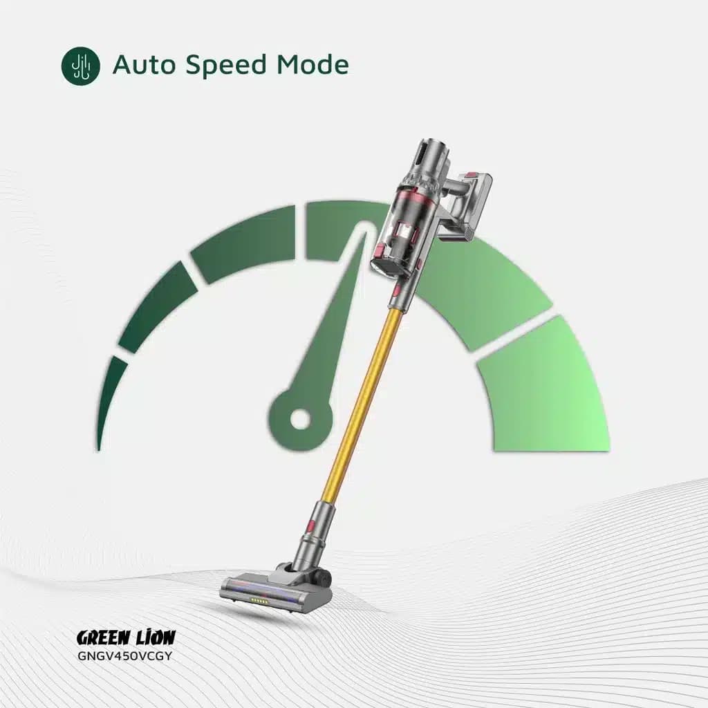 جاروبرقی بی‌سیم گرین لاین مدل Green Lion GV-450 Cordless Vacuum Cleaner GNGV450VC — تصویر ۲