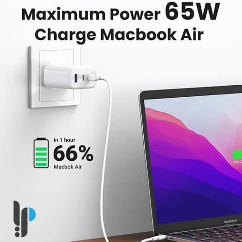 شارژر دیواری 65 وات یوگرین مدل Ugreen CD275 — تصویر ۵