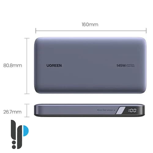 پاوربانک 145 واتی یوگرین مدل UGreen PB205 کد 90597A ظرفیت 25000mAh — تصویر ۸