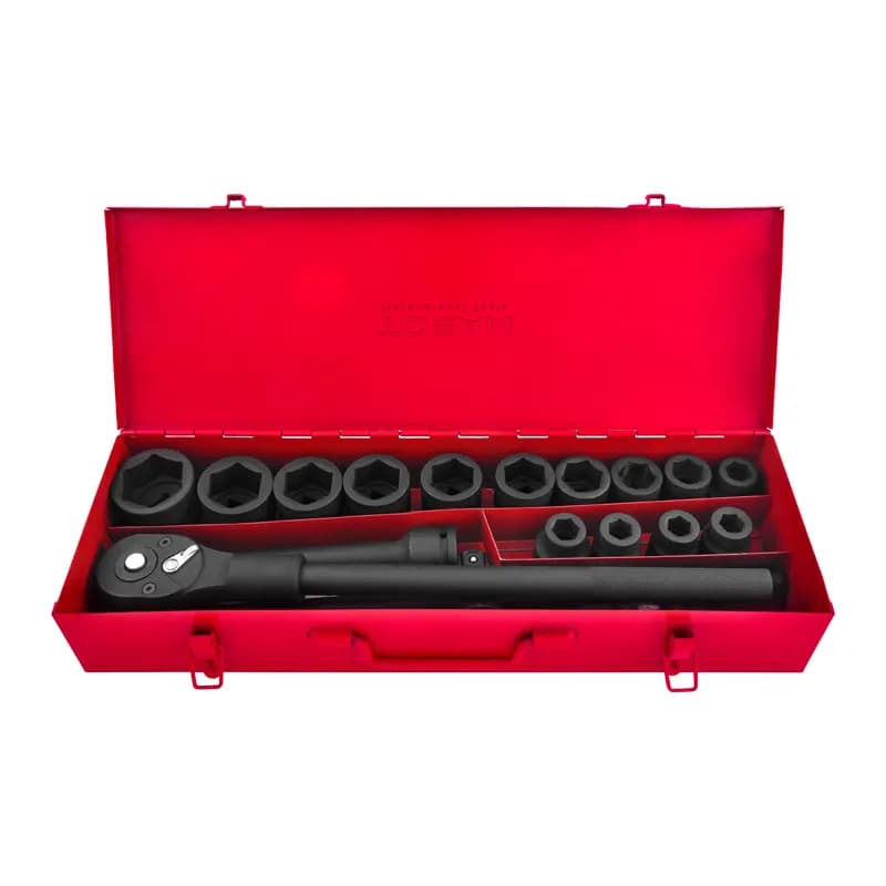 جعبه بکس 19 پارچه فشار قوی درایو 3/4 اینچ توسن ساخت چین کد محصول: T3454-19IBI