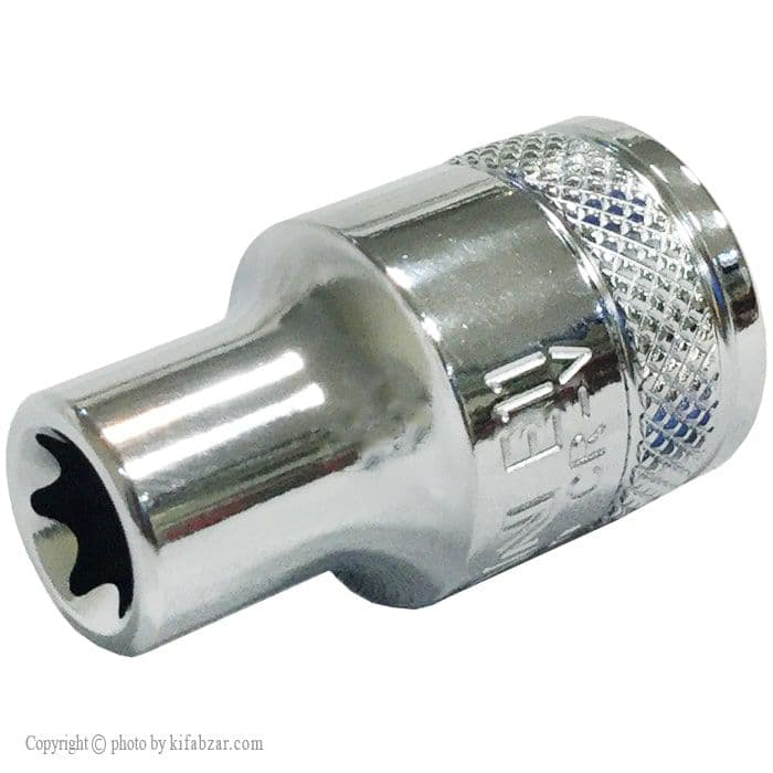 بکس کوتاه E درایو 1/2 اینچ توسن تایوان سایز E11 کد محصول: T1253-38E11