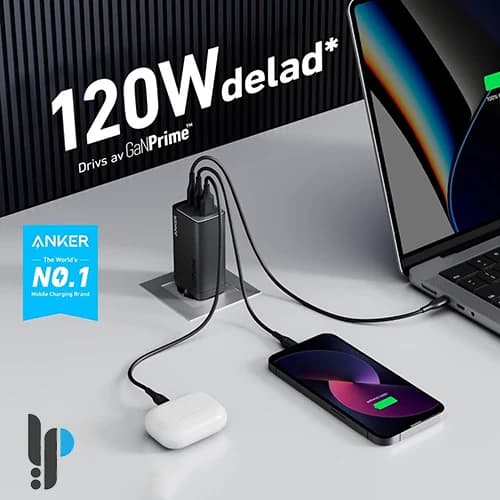 شارژر دیواری انکر مدل Anker 737 Charger 120W A2148 — تصویر ۳