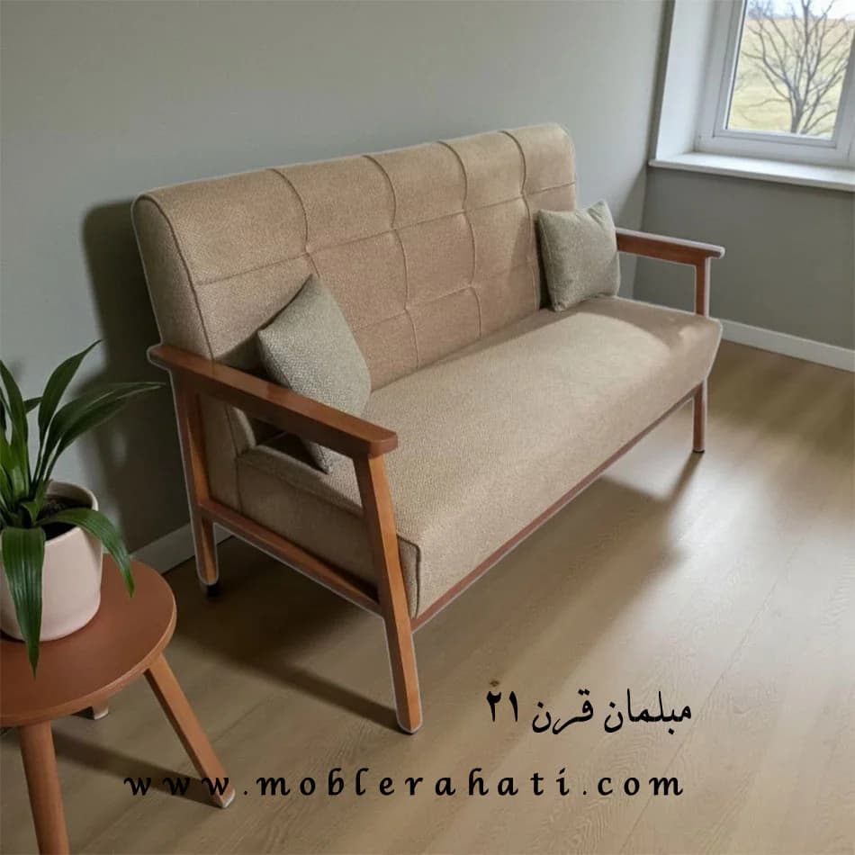 مبل مینیمال چوبی مدل نو وود (NoWood) — تصویر ۳