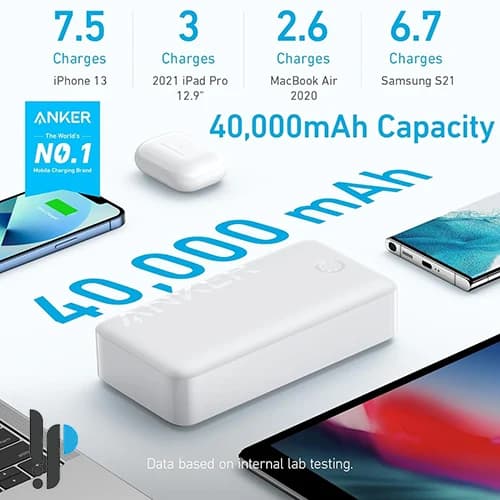 پاوربانک انکر مدل Anker 347 Power Bank A1377 ظرفیت 40000 میلی آمپر ساعت — تصویر ۹