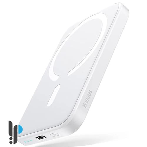 پاوربانک 20 واتی بیسوس مدل Baseus Magnetic Mini PPCX1300 ظرفیت 6000 میلی آمپر ساعت — تصویر ۷