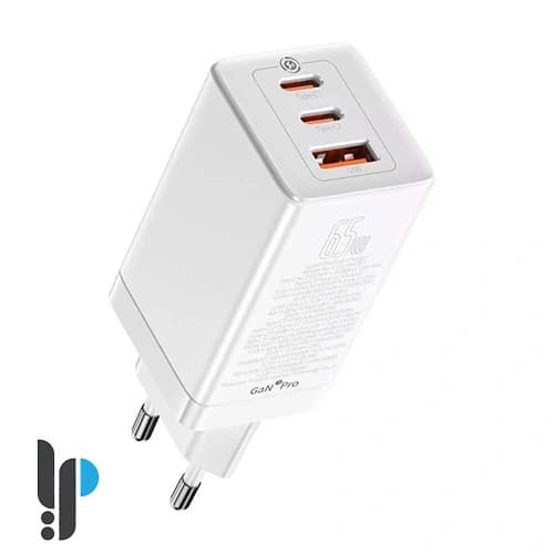 شارژر ۶۵ واتی بیسوس مدل Baseus GaN3 Pro CCGP0501 با کابل Type-C — تصویر ۵