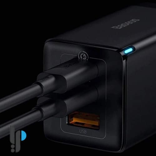 شارژر ۶۵ واتی بیسوس مدل Baseus GaN3 Pro CCGP0501 با کابل Type-C — تصویر ۶