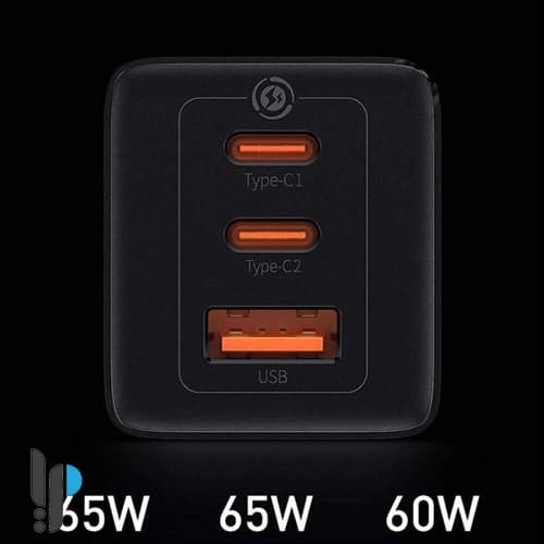 شارژر ۶۵ واتی بیسوس مدل Baseus GaN3 Pro CCGP0501 با کابل Type-C — تصویر ۷
