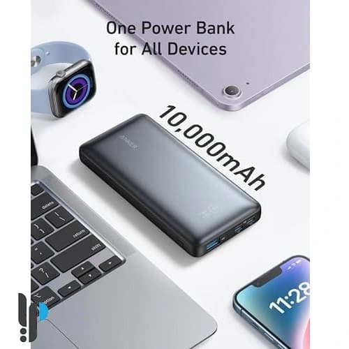 پاوربانک انکر Anker 533 Power Bank A1249 ظرفیت 10000 میلی آمپر ساعت — تصویر ۶