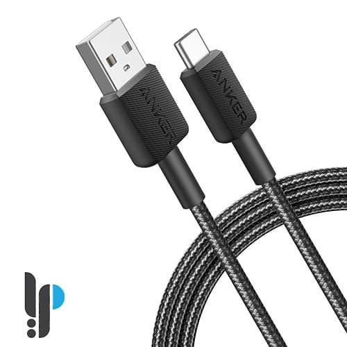 کابل شارژ USB به USB-C انکر مدل Anker 322 A81H5 طول 0.9 متر