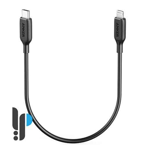 کابل شارژ USB-C به لایتنینگ انکر مدل Anker A8831 طول 0.3 متر