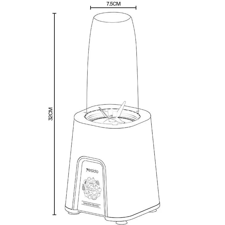 مخلوط کن یسیدو EC27 2-in1 – خاکستری — تصویر ۶