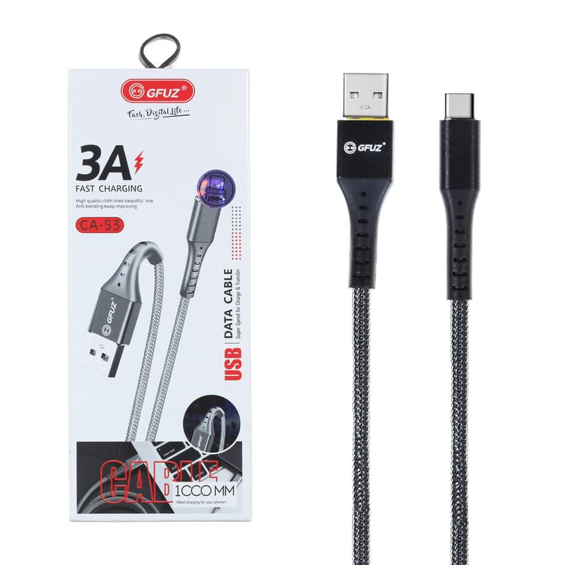 کابل تبدیل USB به USB -C جی فوز مدل َCA-53 طول 1 متر — تصویر ۲