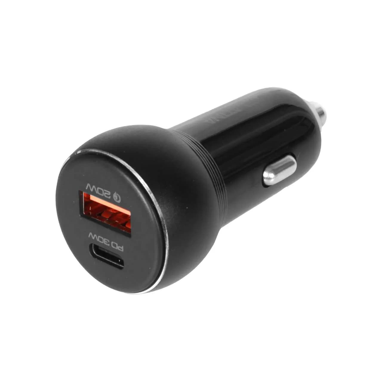 شارژر فندکی (PD و فست-دو پورت) وی آی پلاتینا 50وات مدل VK26L به همراه کابل شارژ Type-C To Lightning — تصویر ۲