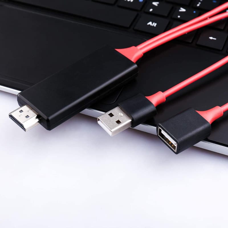 کابل MHL تبدیل Lightning/ USB-C/ microUSB به HDMI مدل L7-5A به طول 1 متر — تصویر ۲