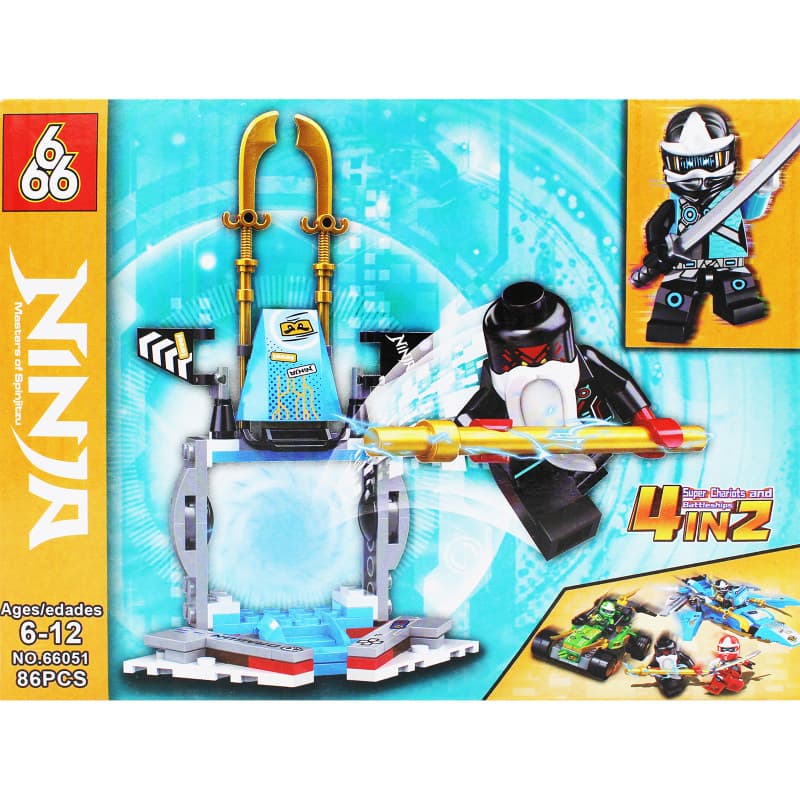 ساختنی نینجا طرح Super Chariots and Battleships مدل Masters of Spinjitzu کد 2-66051