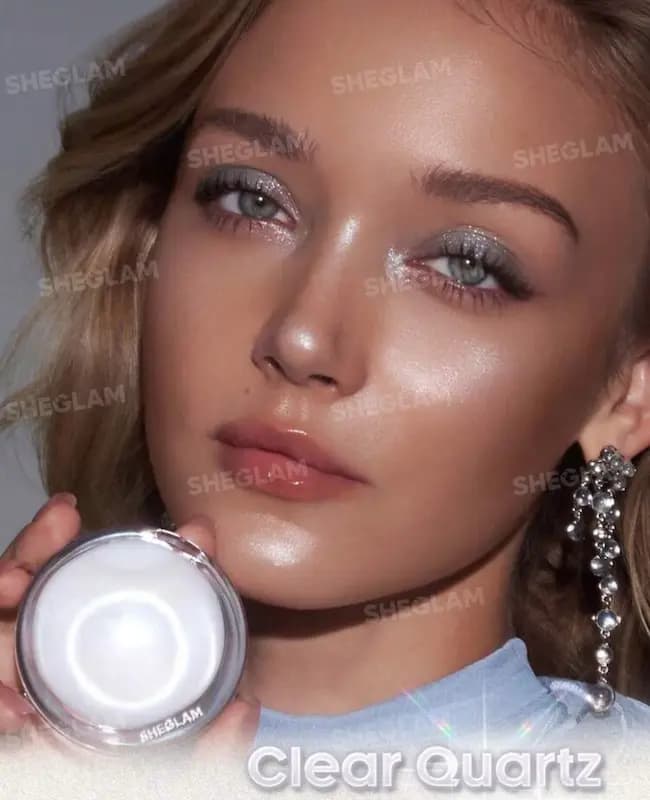 هایلایتر شیگلم مدل کریستال رنگ Clear Quartz — تصویر ۳