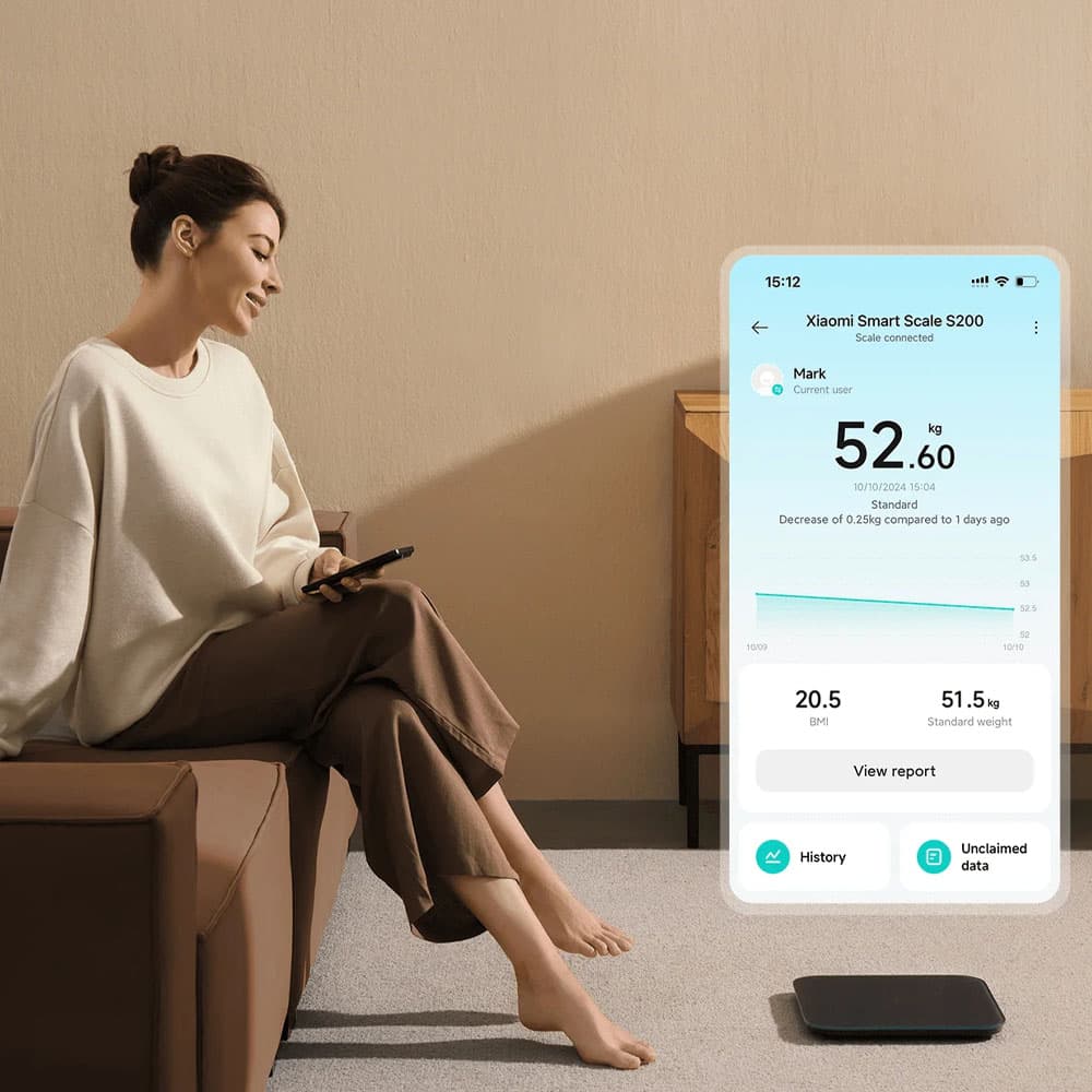 ترازو هوشمند شیائومی Xiaomi Smart Scale S200 — تصویر ۸
