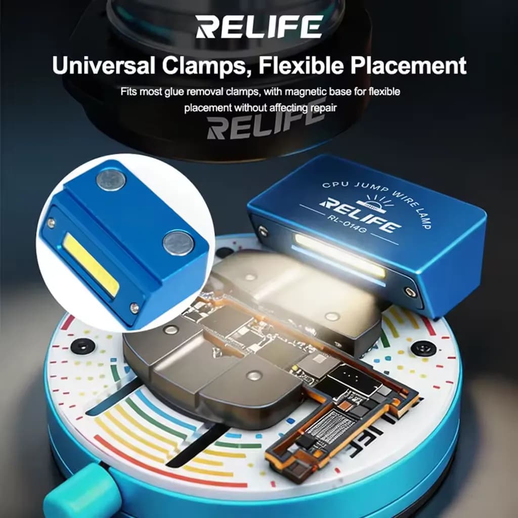 چراغ تعمیرات مخصوص گیره آی سی RELIFE RL-014G — تصویر ۵