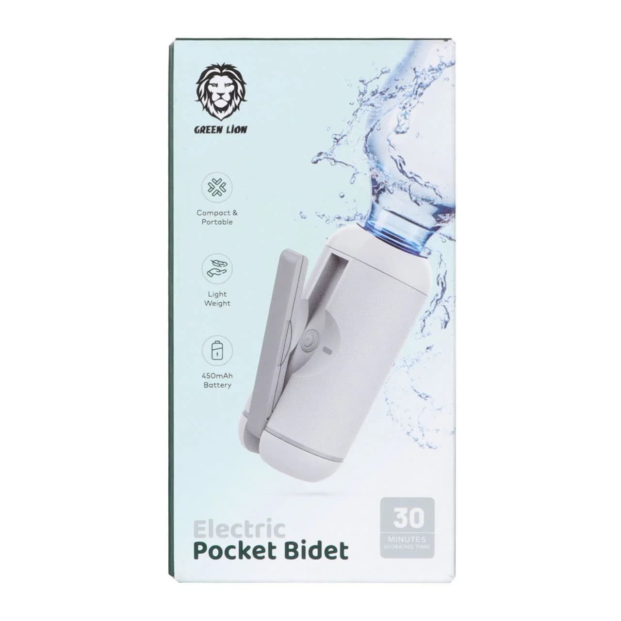 بیده جیبی گرین لاین مدل Electric Pocket Bidet GNPBIDETSPWH – سفید — تصویر ۵