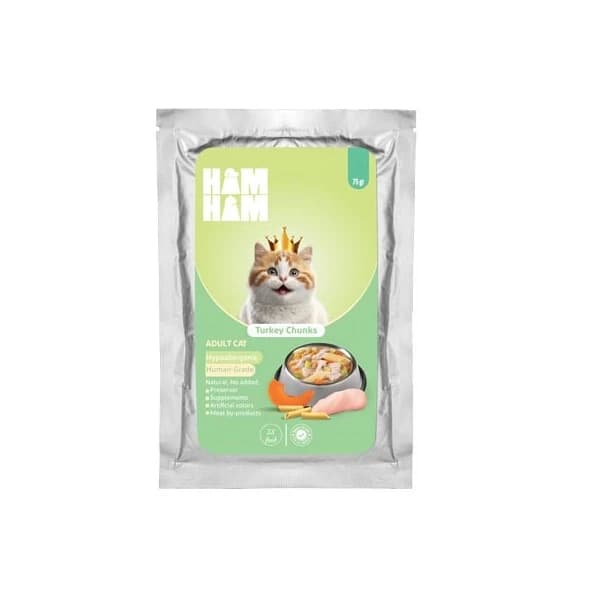 چانکی بوقلمون گربه هام هام ham ham turkey chunks