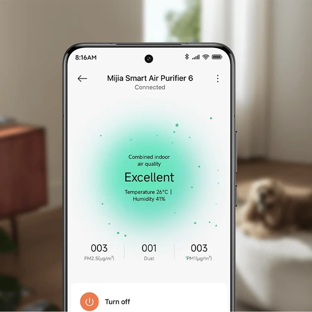تصفیه هوا شیائومی Smart Air Purifier 6 — تصویر ۴