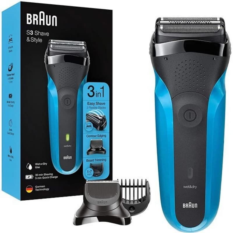 ماشین اصلاح موی صورت شارژی براون مدل 310BT BRAUN — تصویر ۳