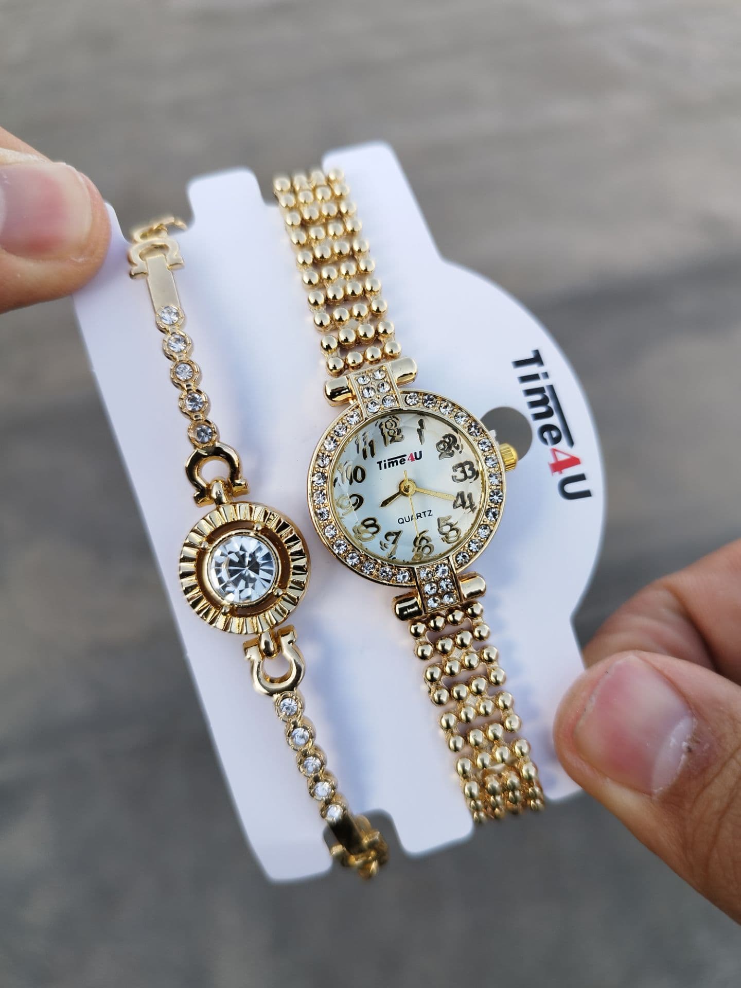 ساعت زنانه ست دستبندی برند TIME4U کد 2969 — تصویر ۴