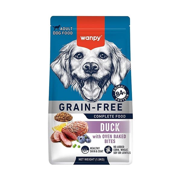 غذای خشک سگ ونپی مدل بدون غلات با طعم اردک ۱.۵ کیلوگرم Grain Free Duck Dry Food For Adult Dog — تصویر ۳