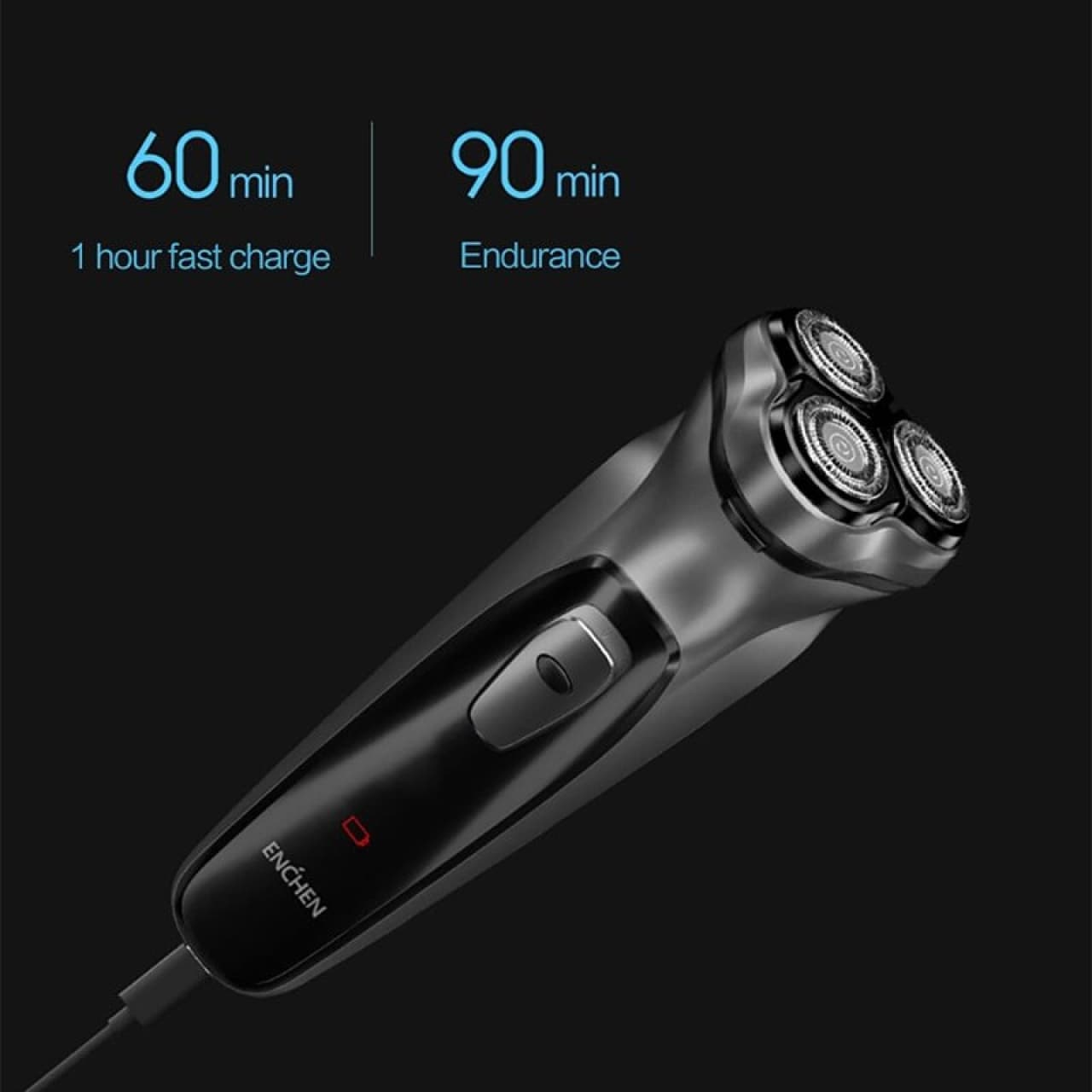 ماشین اصلاح موی صورت BlackStone ا Enchen BlackStone Electric Shaver — تصویر ۴