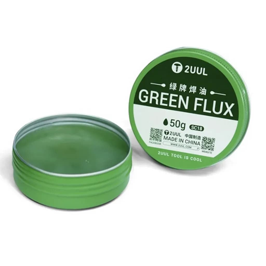 خمیر فلکس کاسه‌ای 2UUL SC18 GREEN FLUX