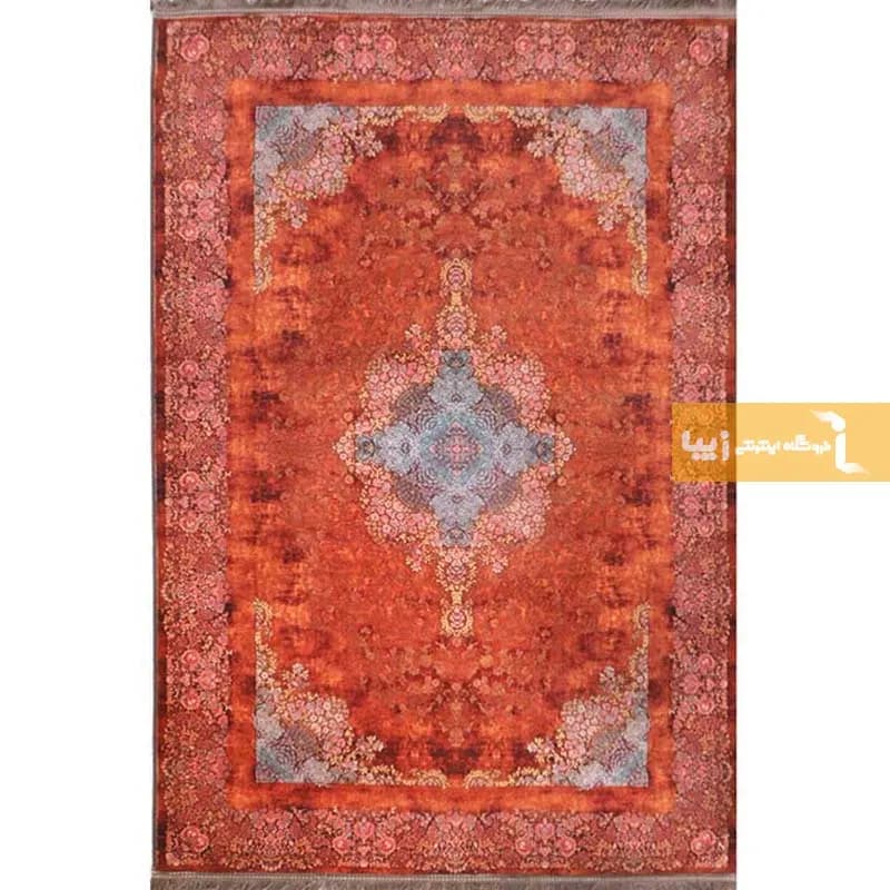 فرش قرمز طرح کارنلین 1200 شانه