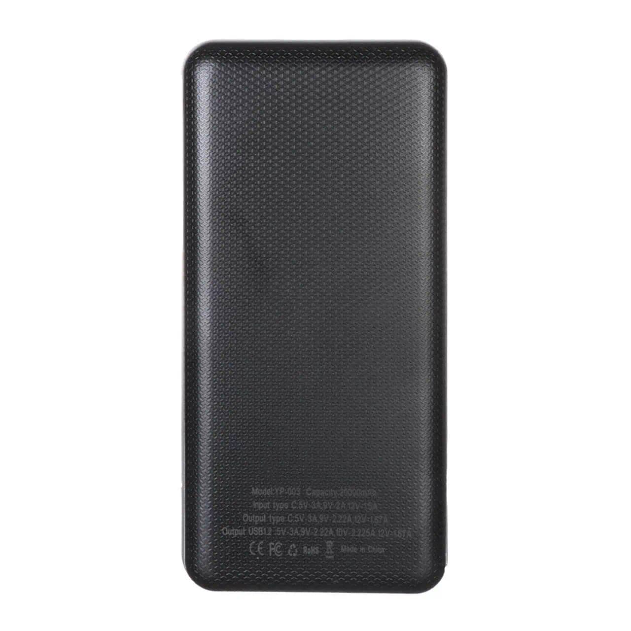 پاوربانک سوپر فست شارژ یوشیتا 22.5 وات 20000mAh مدل YP-003 – مشکی — تصویر ۳