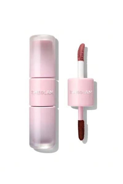 تینت لب پیلآف و برق لب دو سر شیگلم رنگ Pink Macaron