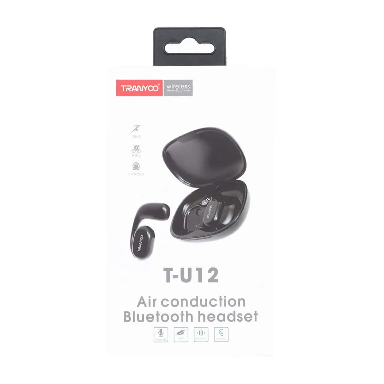 ایرفون بی سیم ترانیو مدل T-U12 – سفید — تصویر ۶