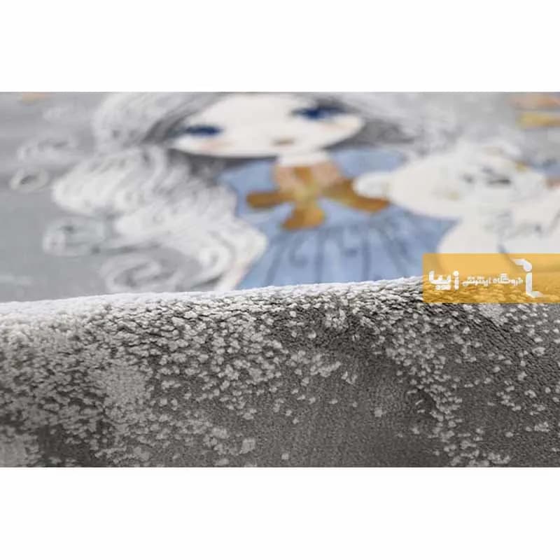 فرش کودک طوسی طرح فرناز 440 شانه — تصویر ۷
