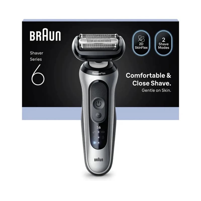 ماشین اصلاح موی صورت شارژی براون BRAUN مدل 62S1000s — تصویر ۳