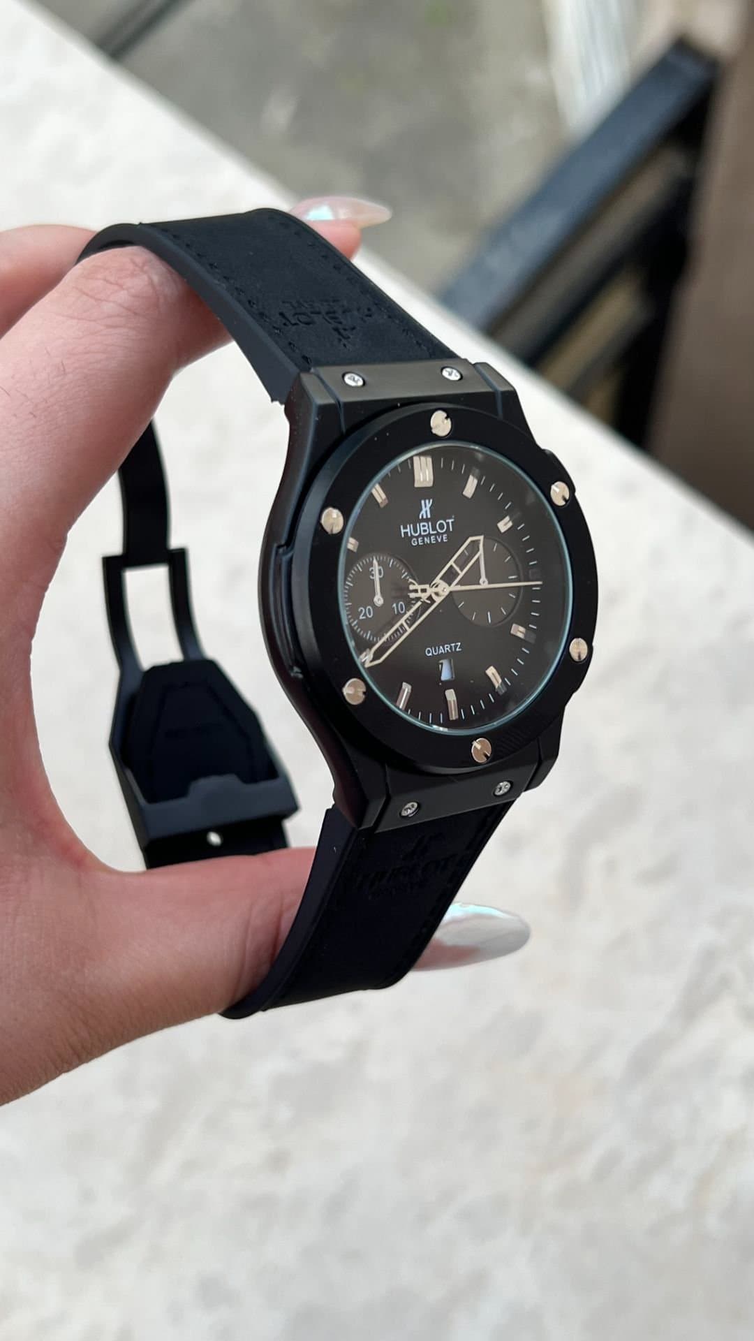 ساعت مردانه هابلوت چرمی اسپرت HUBLOT کد 2894 — تصویر ۱۲