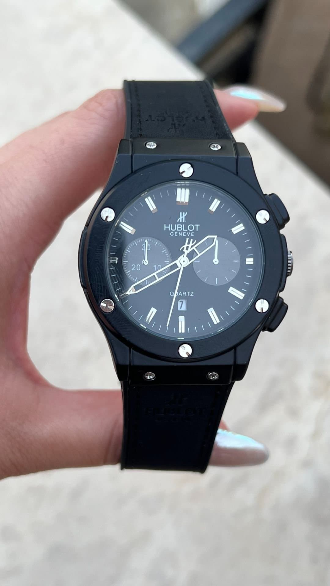 ساعت مردانه هابلوت چرمی اسپرت HUBLOT کد 2894 — تصویر ۱۰