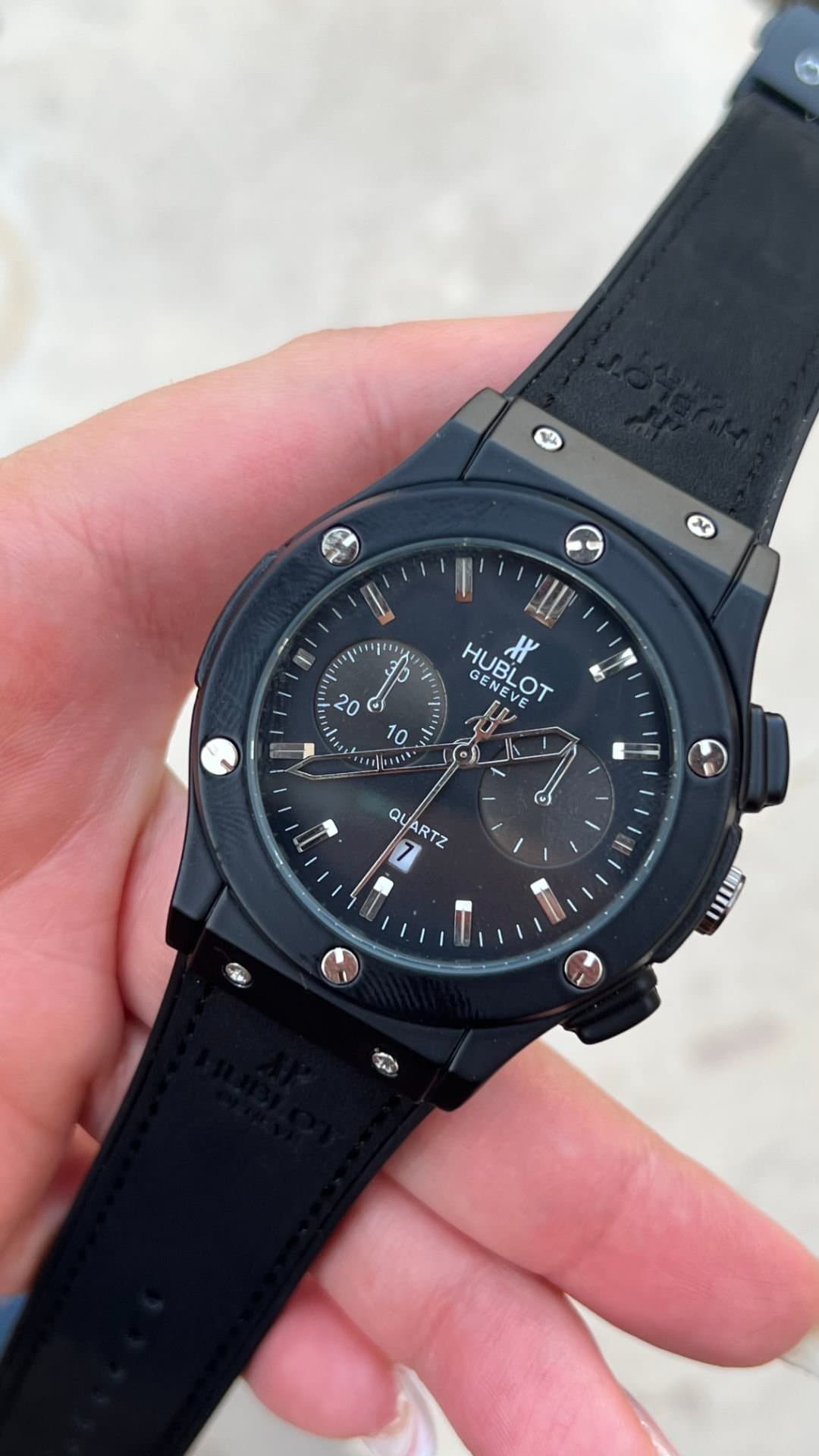 ساعت مردانه هابلوت چرمی اسپرت HUBLOT کد 2894 — تصویر ۸
