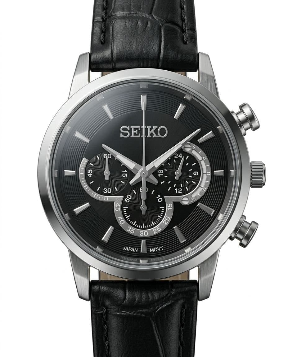 ساعت ست چرمی برند سیکو seiko کد 27423 — تصویر ۲