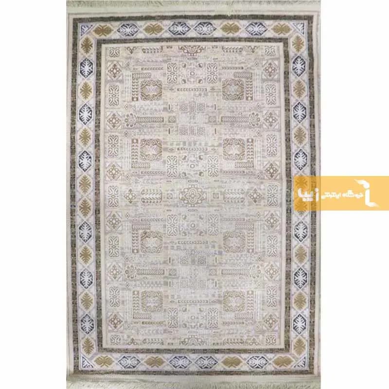 فرش کرم طرح کمند 480 شانه