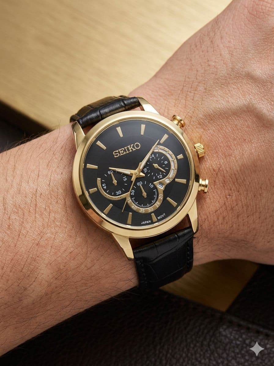 ساعت ست چرمی برند سیکو SEIKO کد 2738 — تصویر ۳