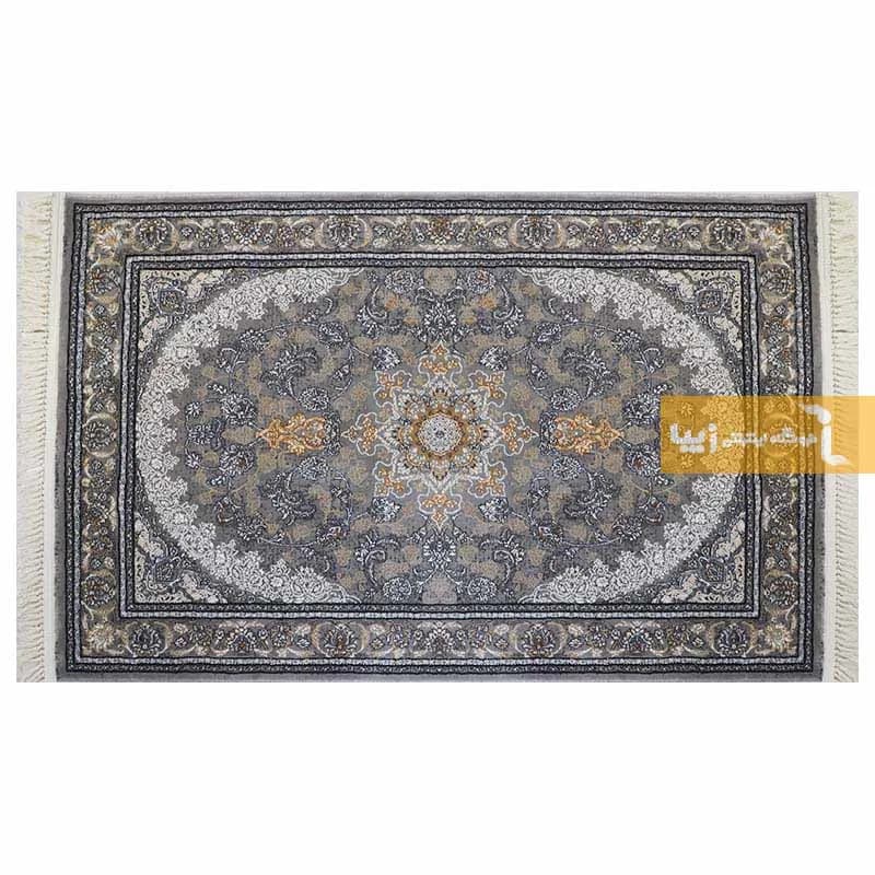 فرش طوسی طرح خطیبی 700 شانه — تصویر ۴